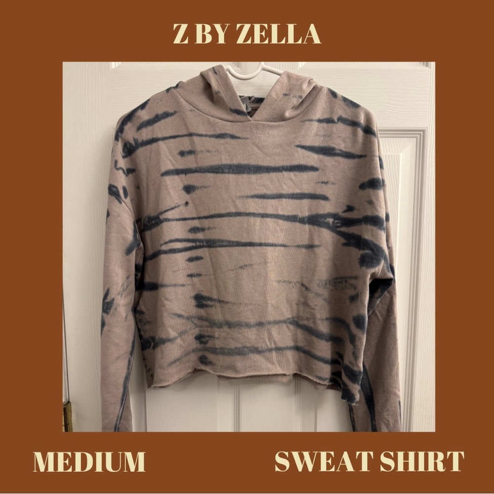Z by Zella Tie-Dye Hoodie Sweatshirt